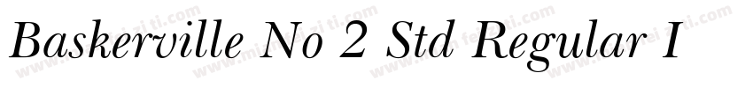 Baskerville No 2 Std Regular Itali字体转换